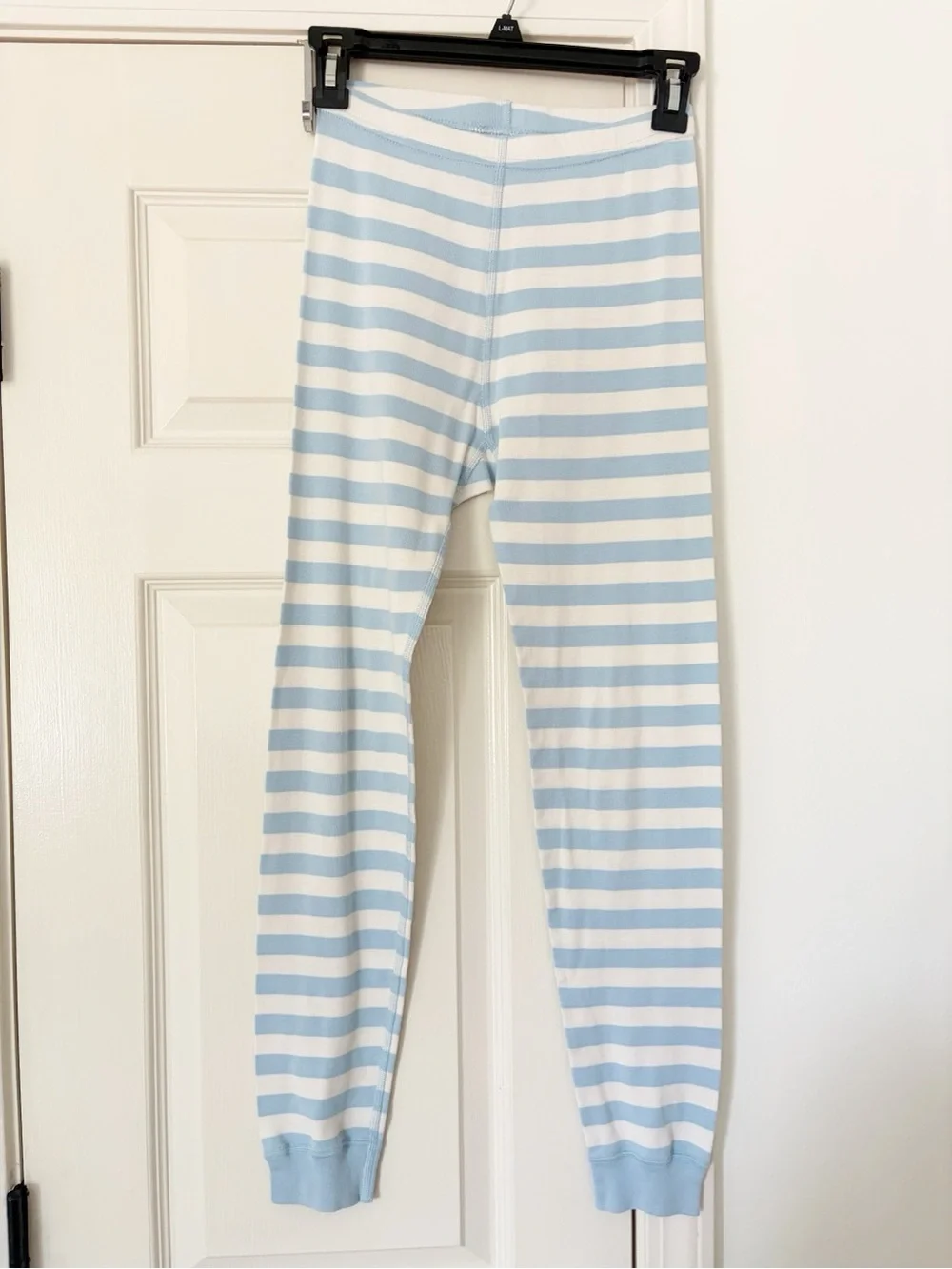 Size 12 • Star Wars x Hanna Andersson Rey + bb8 blue stripe long John pjs
